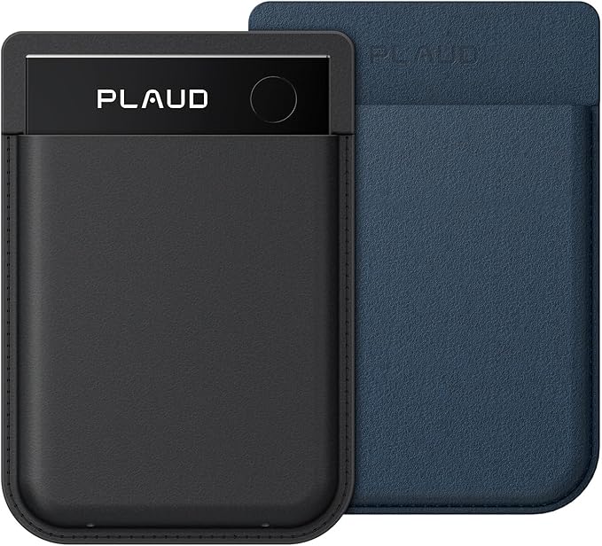 Plaud Note Pro AI Voice Recorder with Magnetic Card Case Bundle, App Control, Transcribe & Summarize with AI, 112 Languages, Ultra-Slim Recorder with InstantView Display, Secure Carrying & Protection