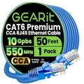 GEARit Cat 6 Ethernet Cable CCA LAN Network Cord, Network Cable by GEARit