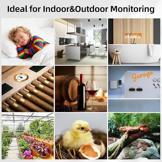 eMylo WiFi Thermometer Hygrometer 3 Pack, Smart Digital Indoor Temperature - Image 9