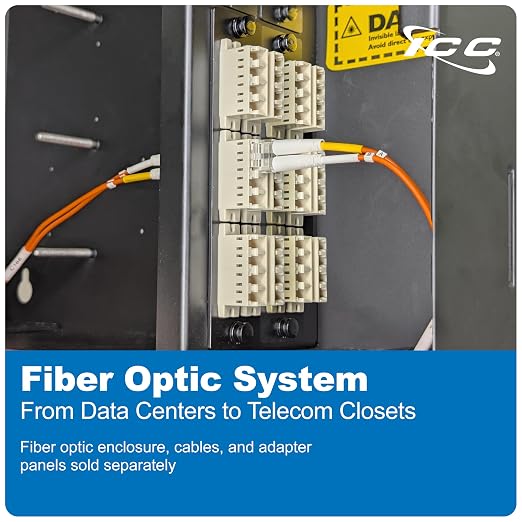 ICC LC to SC Duplex Multimode 62.5/125 Fiber Patch Cable, OFNR Riser, 2.0mm Zip - Image 8