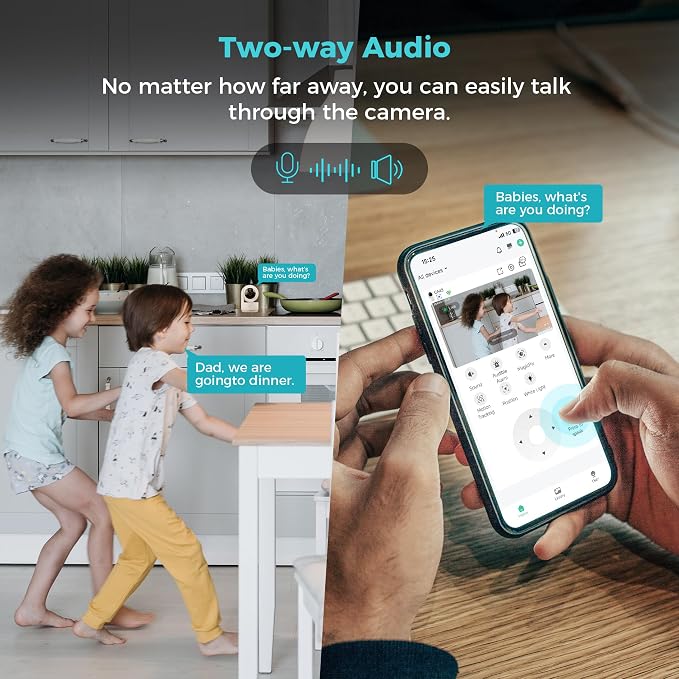 Vicohome 2K Indoor Security Camera, AI Tracking, 24/7 Recording, Pet/Baby - Image 8