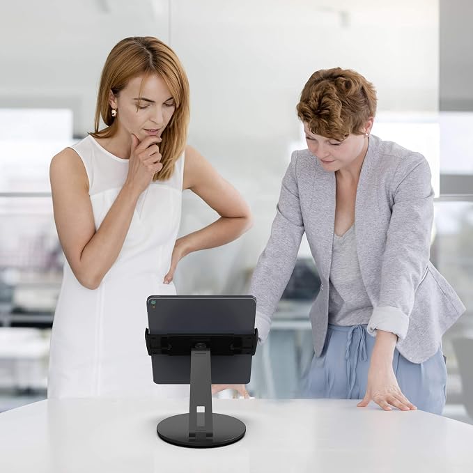 Stouchi 12.9 iPad Stand, 360 Swivel Base Tablet Holder - Image 7