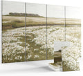 Wall Art Acoustic Panels,47''X31''Sound Absorbing Panels-8-Pack with 50 Adhesive Tabs, Panels for Living Room and Recording Studio, Offices-A Vast Summer Landscape