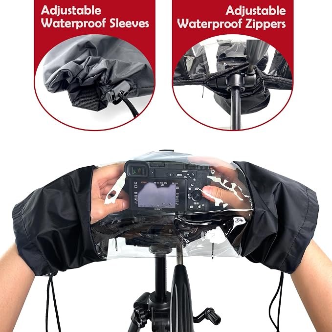 BlingKingdom Waterproof Camera Rain Cover, Professional Sleeve Dust Proof - Image 5