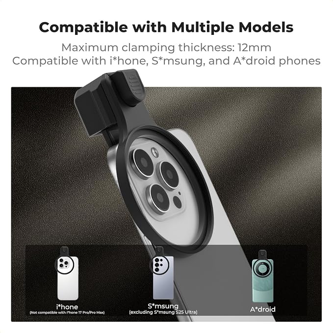 K&F CONCEPT 67mm Press-on CPL Phone Lens Filter Kit, Polarizing Filter - Image 6