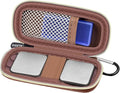 Heart Monitor Case Compatible with AliveCor Kardia Mobile ECG/for KardiaMobile 6L for Apple and Android Device - CASE ONLY (Brown)