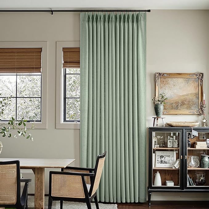 Memory Trained Pinch Pleated Curtains 96 Inches Long, Viral Linen Pinch Pleat - Image 4