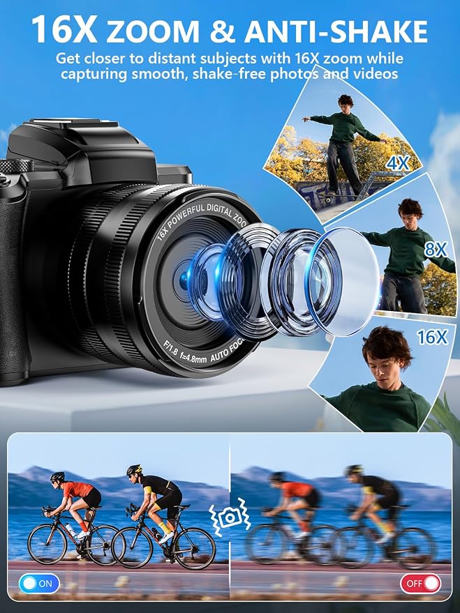 8K Digital Camera, 88MP WiFi Cameras - Image 6