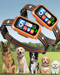 2 Pack Anti Dog Bark Collar for Large Medium Small Dogs,1s Fast Stop Barking Rechargeable Smart Bark Collar, Anti Barking Training Collar with 4 Training Modes & 5 Sensitivity Level