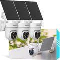 Sovmiku 3CQ4 192GB 2K AI Solar Security Camera Wireless Outdoor, Battery by sovmiku