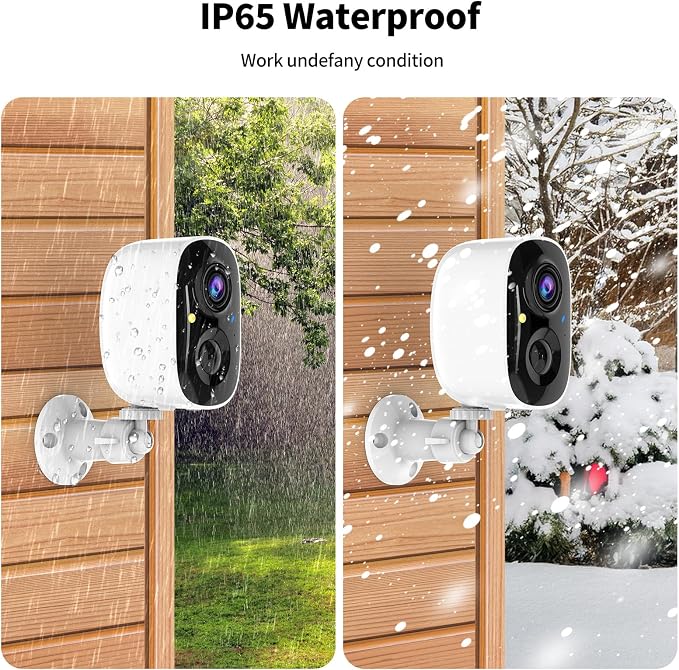 2K FHD Smart Wireless Security Camera Indoor/Outdoor, Solar Powered WiFi Camera - Image 7