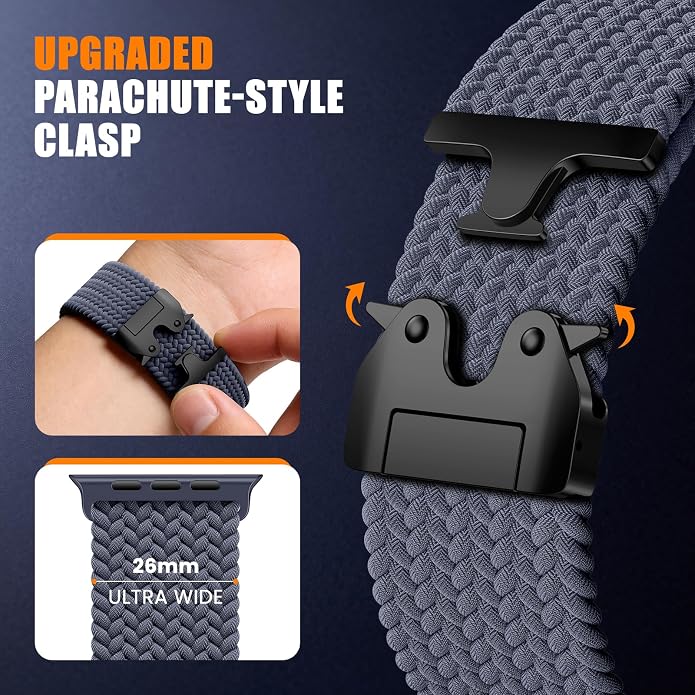 Elastic Sport Band for Apple Watch Ultra 3/2/1 Bands 49mm 46mm 45mm 44mm 42mm - Image 2