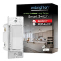 Enbrighten 800 Series Z-Wave On/Off Paddle Switch, Long Range 800LR, Quick Fit by Enbrighten