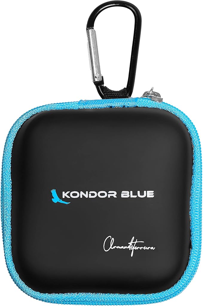 KONDOR BLUE x Armando Ferreira | MondoTies Cable Management Clips for Cameras | Cable organization, 1/4"-20 Mounted, Holds 2-3 cables, & Supports up to 20lbs of force (10-Pack) | Blue