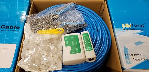 CAT6 500 FT UTP Network Cable + Network/Phone Tester + RJ11/RJ12/RJ22/RJ45 - Image 2