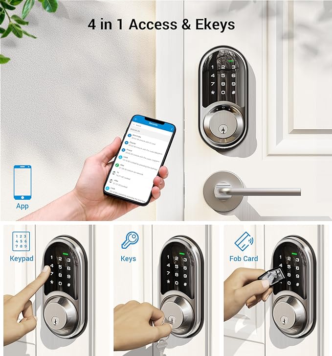Veise RZ06 Smart Lock for Front Door - Image 2