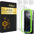 Ailun 3 Pack Screen Protector for iPhone 16 Pro + 3 Pack Camera Lens Protector by Ailun