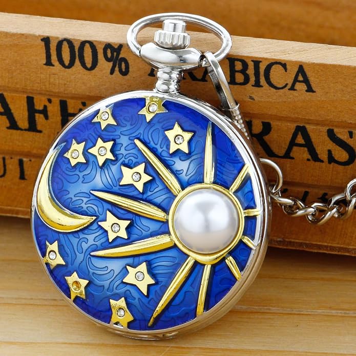 Men's Pocket Watch, Arabic Digital Dial Pocket Watches - Image 2