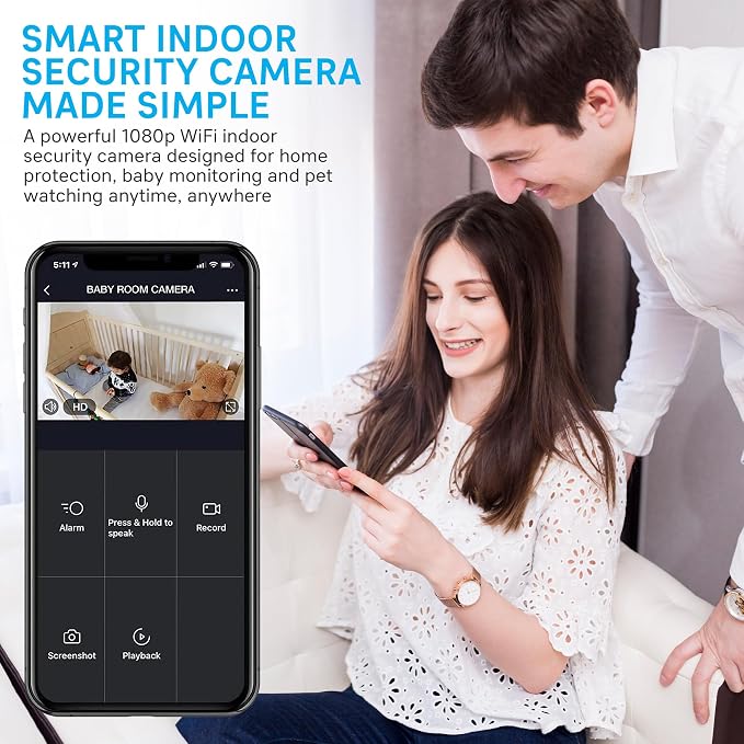 Geeni Vivid Indoor Smart Security Camera – HD Live Stream Camera - Image 3