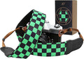 Padwa Lifestyle Green Black Plaid Camera Strap by PadwaLifestyleCameraStrap