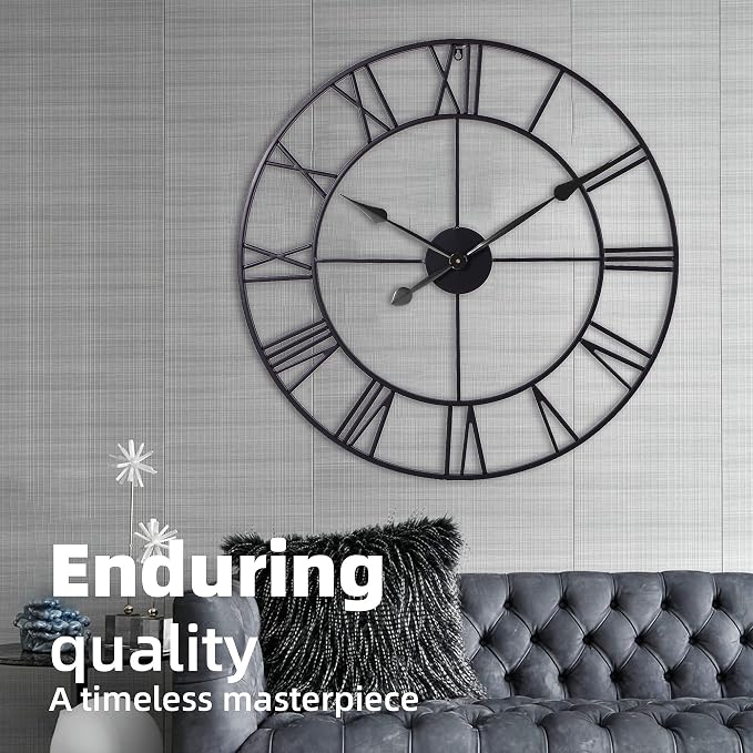 INFINITY TIME Large 30 Inch Wall Clocks - Image 6