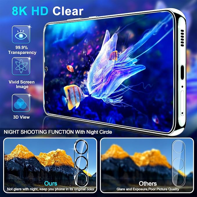 firtstnow 3 Pack for Samsung Galaxy S26 Plus Screen Protector Tempered Glass + - Image 3