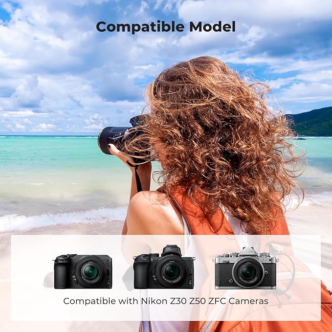 K&F CONCEPT 1600mAh EN-EL25 Battery 2-Pack EN-EL25A Battery and Dual LCD Battery Charger for Nikon Z50II, Z50, Z30, Z FC Camera MH-32 Battery Charger