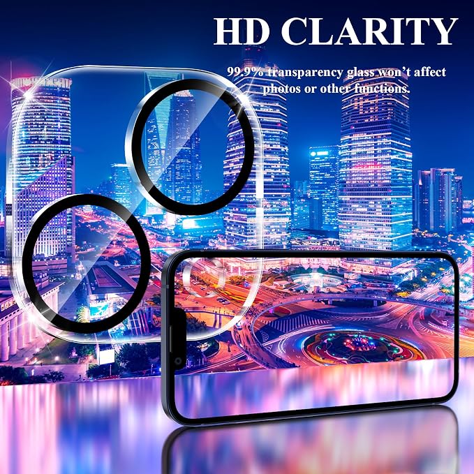 YWXTW [5 Pack Designed for iPhone 14 Camera Lens Protector, for iPhone 14 Plus - Image 5