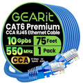 GEARit Cat 6 Ethernet Cable CCA LAN Network Cord, Network Cable by GEARit