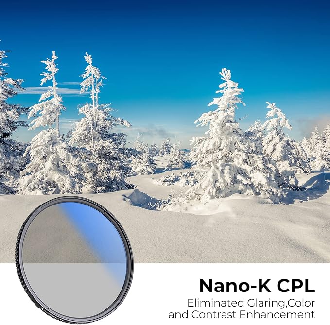 K&F CONCEPT 43mm Circular Polarizer Filter Ultra-Slim 18 Multi-Coated Optical - Image 2