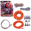 Elite Audio Premium 4 Gauge CCA Amplifier Installation Wiring Amp Kit, 2000 watt High-Power Wiring with Triple Shielded RCA’s and ANL Fuse Holder - EA-PRMK2 Amp Install Kit