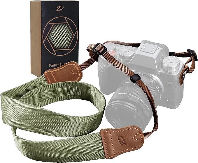 Padwa Lifestyle Light Green Camera Strap by PadwaLifestyleCameraStrap