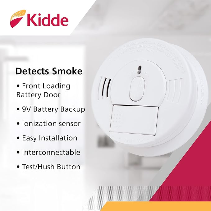 Kidde Smoke Detector, Hardwired Smoke Alarm - Image 3