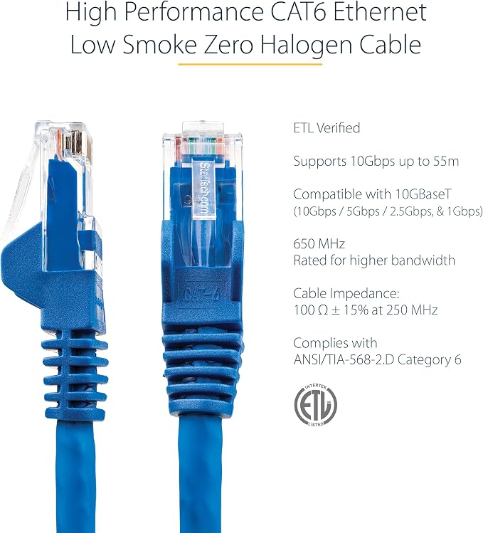 StarTech.com 20ft CAT6 Ethernet Cable - Image 4