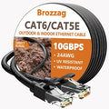 Ethernet Cable 40ft For Cat6/Cat5E, 10Gbps Compatible by Brozzag