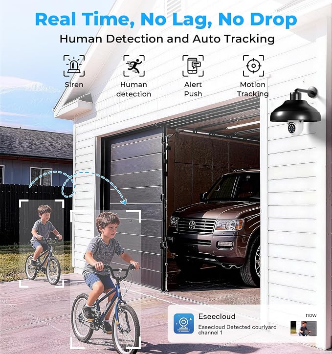 Light Bulb Security Camera 2 Packs, 5G&2.4GHz 2K Security Cameras Wireless - Image 8