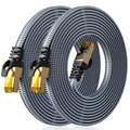ARISKEEN Cat 8 Ethernet Cable 1 FT 2 Pack, 40Gbps 2000Mhz High Speed Cat8 by ARISKEEN