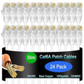 Cat6a Slim Ethernet Patch Cable 10 ft, Cat6a Patch Cable by Lysymixs