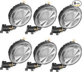 AIKVSXER 200W LED Barn Light 30000LM Dusk to Dawn LED Outdoor Area Security Light with Photocell IP66 Waterproof 6500K Daylight for Yard Street Farm Garden Garage 6 Pack