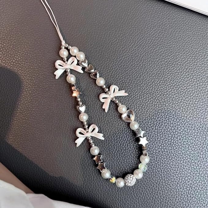 Beaded Camera Wrist Strap Cute Digital Camera Charm Lanyard, Phone Wristlet - Image 2
