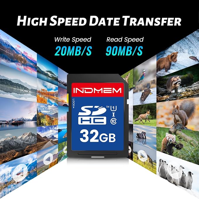 SD Card 32GB, High Speed Full HD Video Recording Secure Digital Cards - Image 6