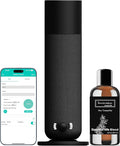 Smart Waterless Essential Oil Diffuser, Scent Air Machine for Home, Aromatherapy Scent Diffuser with Roy Tranquility Oil, Covers Up to 1000 Sq.Ft, Quiet Cold-Air Tech Machine for Hotel, Spa (Black)
