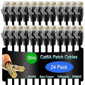 Cat6a Slim Ethernet Patch Cable 1 ft, Cat6a Patch Cable by Lysymixs