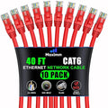 Maximm Cat 6 Ethernet Cable 40 ft by MaximmCable