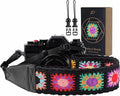 Padwa Lifestyle Colorful Crochet Camera Strap by PadwaLifestyleCameraStrap