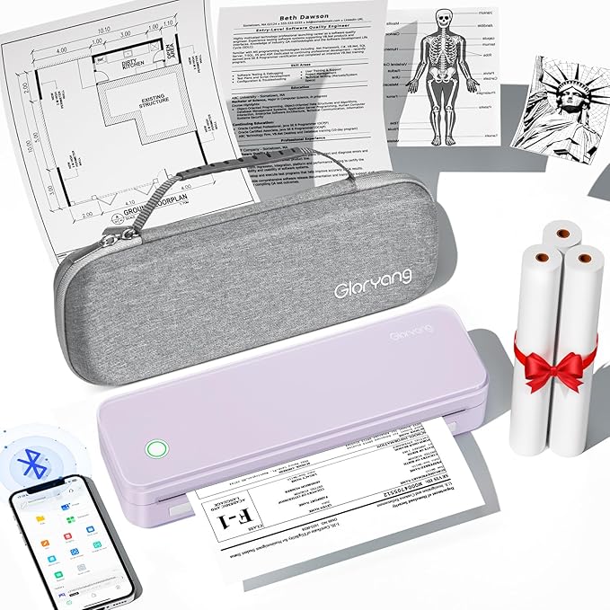 Gloryang Inkless Portable Printer by Gloryang