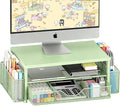 OPNICE Desk Organizers and Accessories, 2-Tier Computer Monitor Stand Riser by OPNICE