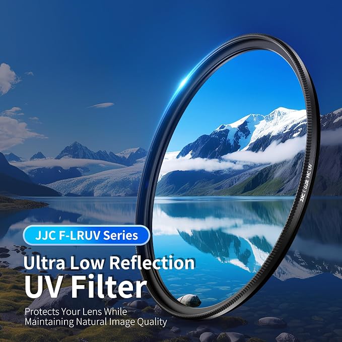 JJC 58mm Ultra-Low Reflectivity UV Filter Lens Protection - Image 2
