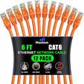 Maximm Cat 6 Ethernet Cable - 6 ft - High-Speed LAN by MaximmCable
