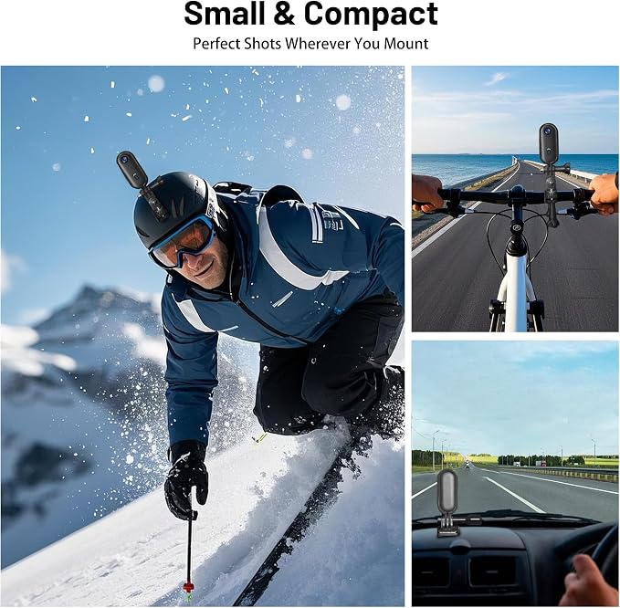 Intepoll Upgraded Image Stabilization 4K 64GB Mini Body Camera, POV PRO Action - Image 5